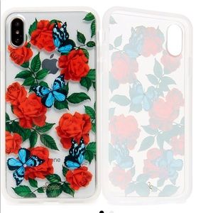 iPhone XS Max cover Case butterfly garden
